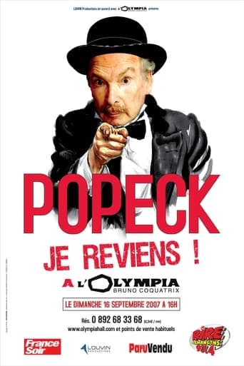 Popeck à l'Olympia poster - Find streaming availability