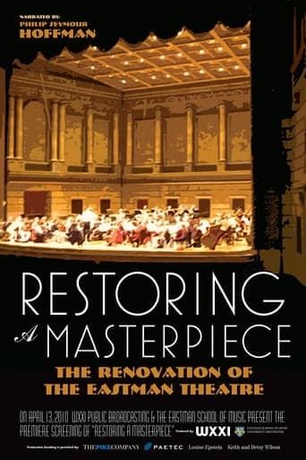 Restoring a Masterpiece: The Renovation of Eastman Theatre poster - Find streaming availability