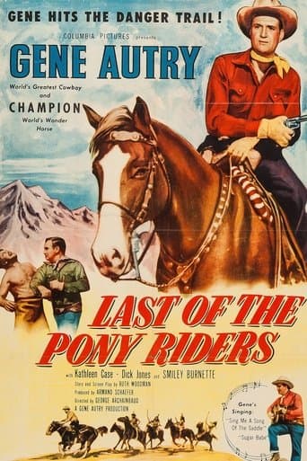Last of the Pony Riders poster - Find streaming availability