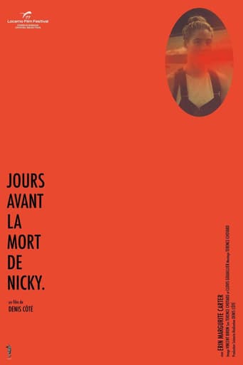 Days Before the Death of Nicky poster - Find streaming availability