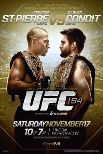 UFC 154: St-Pierre vs. Condit poster - Find streaming availability