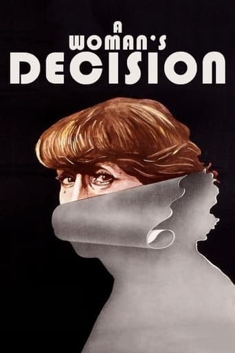 A Woman's Decision poster - Find streaming availability