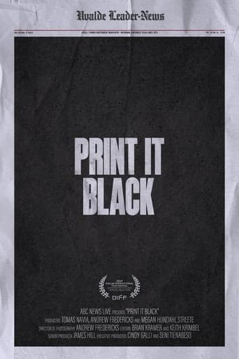 Print It Black poster - Find streaming availability