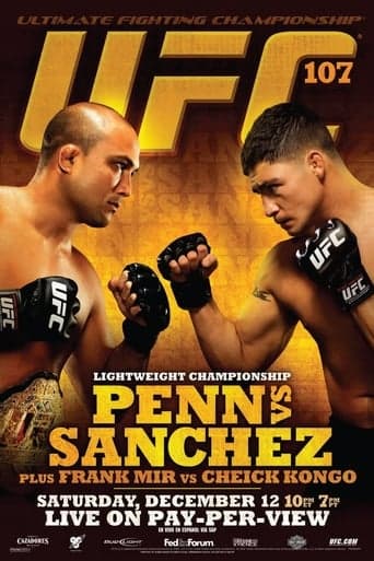 UFC 107: Penn vs. Sanchez poster - Find streaming availability