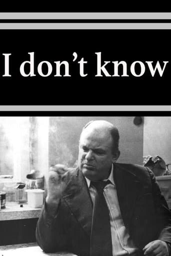 I Don't Know poster - Find streaming availability