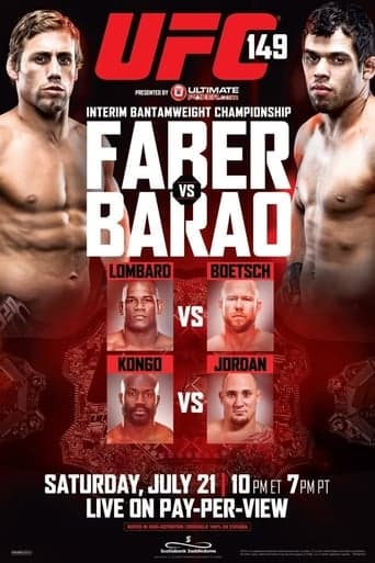 UFC 149: Faber vs. Barao poster - Find streaming availability