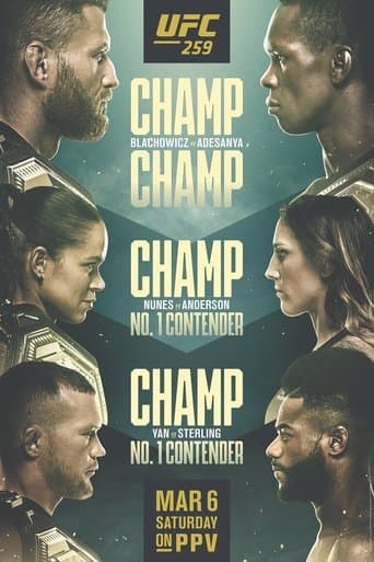 UFC 259: Blachowicz vs. Adesanya poster - Find streaming availability