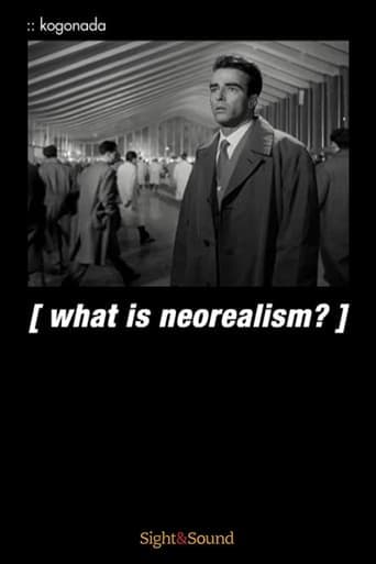 What Is Neorealism? poster - Find streaming availability