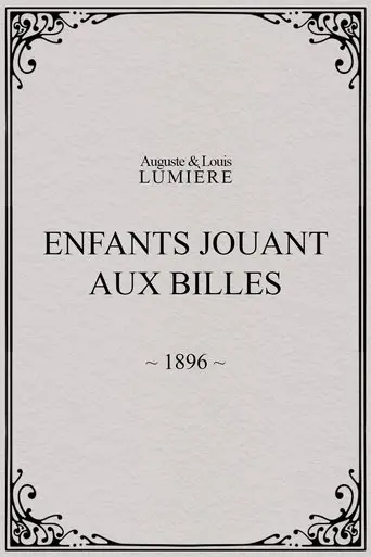Enfants jouant aux billes poster - Find streaming availability