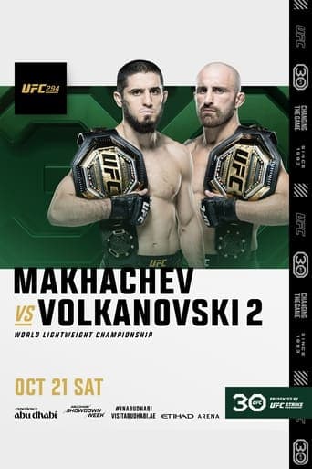 UFC 294: Makhachev vs. Volkanovski 2 poster - Find streaming availability