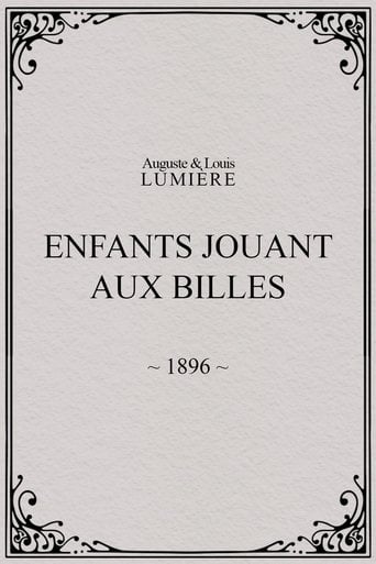 Enfants jouant aux billes